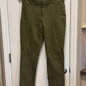 Banana Republic Olive Sloan Ankle Pants